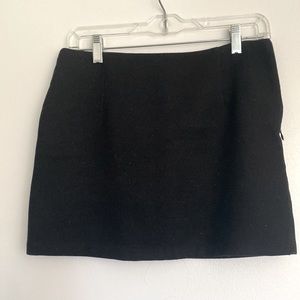Wool miniskirt